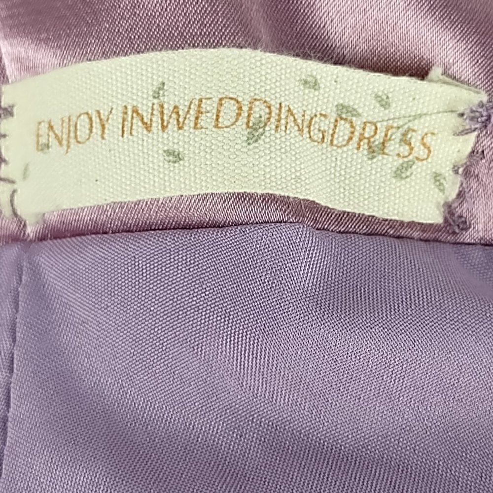 Inweddingdress (Enjoy) Bridesmaid Lavender Dress Size 4 Approximate - Picture 9 of 13